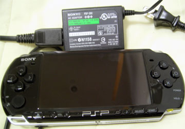 psp 3000 ピアノ　ブラック