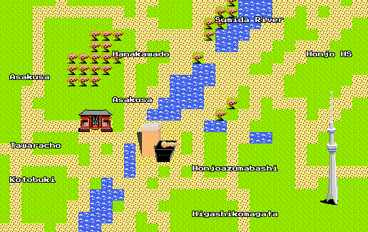 Google Maps 8 Bit For Nes ファミコン版グーグルマップ Xwin Ii Weblog