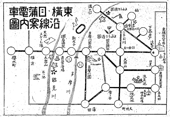 昭和10年代中頃の目蒲 東横沿線図を眺める Xwin Ii Weblog