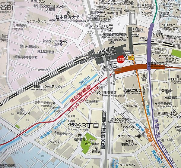 東急東横線渋谷駅 電子地図上で地下化されるのはいつ Xwin Ii Weblog